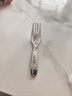 onlycook316不銹鋼叉小叉子 水果叉甜品叉 兒童寶寶輔食餐具叉勺套裝-熊貓 曬單實(shí)拍圖