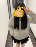 舒芳蝶（shufangdie）2025新款冬季排骨羽絨棉服女韓系顯瘦短款高級感棉襖情侶外套 云霧灰 L 曬單實(shí)拍圖