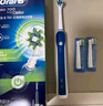 歐樂(lè )B（Oral-B）電動(dòng)牙刷成人P4000深度清潔牙齦按摩3D聲波旋轉擺動(dòng)P系列圓頭送男友送女友情侶送禮七夕節禮物 P4000 天穹藍（2刷頭+4大模式） 曬單實(shí)拍圖