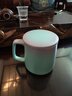 叁旬印象泡茶馬克杯創(chuàng  )意漸變陶瓷帶蓋茶水分離辦公室情侶杯子過(guò)濾水杯 印象馬克杯(漸變款)_水碧綠 曬單實(shí)拍圖