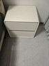 實(shí)木床頭柜新款簡(jiǎn)約現代小型輕奢高級感奶油風(fēng)臥室家用床邊柜 米白色-實(shí)木抽屜 50*40*48 曬單實(shí)拍圖