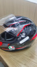 AGV K6S碳芳綸纖維大尾翼摩托車(chē)頭盔機車(chē)全盔賽車(chē)男女四季通風(fēng)3C SLASHCUT  BLACK GREY RED XXL（適合61-64頭圍） 曬單實(shí)拍圖