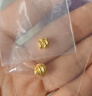 天美足金999吊墜轉運珠DIY手鏈黃金項鏈墜子文玩金新款 A款-約0.70g (克重多退少補) 曬單實(shí)拍圖