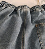 真維斯男童牛仔褲兒童春秋款褲子時(shí)尚男孩春季長(cháng)褲中大童春裝休閑褲童裝 【純色耐磨牛仔褲】深藍 130 曬單實(shí)拍圖