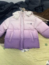 G.duck小黃鴨女童羽絨棉服冬季2025新款兒童加厚保暖漸變外套女寶寶冬裝 紫色庫洛米 120 建議5~6歲【110-120cm】cm 曬單實(shí)拍圖