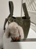 南風(fēng)Chio2nd秋露青茵水桶包2025女款巨好看的包包女手提單肩斜挎小包 圖片色【送兔子掛件*1】 曬單實(shí)拍圖