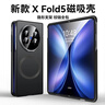 智父vivo x fold5手機殼新款vivoxfold5折疊屏支架保護套vivo xfold5中軸全包殼膜一體超薄磨砂男外殼 高清款【青松】殼膜一體*鉸鏈全包 曬單實(shí)拍圖