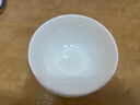 錦秋堂景德鎮陶瓷骨瓷飯碗 高腳碗 不燙手家用米飯碗  單件散件結婚送禮 4.5英寸高腳飯碗 曬單實(shí)拍圖