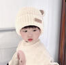 獺惠寶寶帽子冬季韓版男女童嬰兒毛絨帽針織保暖護耳秋冬款兒童毛線(xiàn)帽 毛絨帽-PIT小熊帽-米色 頭圍44-51cm 曬單實(shí)拍圖
