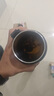 AILUKI日本新款磁彈杯茶水分離泡茶杯保溫杯男磁吸水杯太空杯大容量商務(wù) 睿智黑500ML 曬單實(shí)拍圖