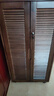 家逸實(shí)木鞋柜收納柜一體靠墻可移動(dòng)儲物柜整裝家用門(mén)口帶鎖玄關(guān)柜 曬單實(shí)拍圖