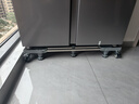 對開(kāi)門(mén)冰箱洗衣機底座通用置物架托架移動(dòng)萬(wàn)向輪支腳架墊高雙開(kāi)門(mén) 雙管對開(kāi)門(mén)-移動(dòng)款4雙輪12腳 曬單實(shí)拍圖