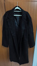 頂峰保羅（Dingfengbaoluo）毛呢大衣外套男秋冬中長(cháng)款韓版高級寬松過(guò)膝呢子風(fēng)衣HT88黑色3XL 曬單實(shí)拍圖