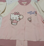 戴維貝拉（DAVE＆BELLA）【Hello Kitty聯(lián)名】?jì)和馓状貉b女童長(cháng)袖針織棒球服寶寶衣服 粉色【現貨】 100 cm（建議身高90-100cm） 曬單實(shí)拍圖