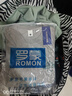 羅蒙（ROMON）夏季薄款短袖男士t恤男寬松印花潮流半袖上衣男高支新疆棉透氣t恤 淺灰色 L 碼 適合131-145斤 曬單實(shí)拍圖