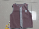 檸檬寶寶兒童馬甲搖粒絨男女童外穿坎肩秋裝上衣寶寶保暖背心 皮粉 130 曬單實(shí)拍圖
