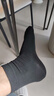 浪莎（LangSha）浪莎竹炭襪子男士秋冬季防臭吸汗中筒竹纖維商務(wù)皮鞋黑色厚款男襪 黑色 6雙 均碼 適合39-44鞋碼 曬單實(shí)拍圖