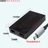 GRIS USB4.0萬(wàn)兆網(wǎng)卡AQC113雷電4/3手機RTL8153B免驅動(dòng)107千兆8156臺式機8159 8157 8152B光纖AX88179A 雷電Thunderbolt3單口SFP光纖萬(wàn)兆 曬單實(shí)拍圖
