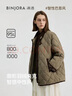 冰潔BINJORA 25新翻領(lǐng)廓形短款羽絨服 95鴨絨巴恩風(fēng)男女同款J5300JI60 曬單實(shí)拍圖