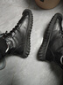 啄木鳥(niǎo)【真軟皮】東北冬季雪地靴子男士皮毛一體特厚厚底保暖防寒棉鞋 7225 黑色 43 曬單實(shí)拍圖