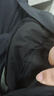 雅鹿羽絨馬甲男士?jì)却┯鸾q內膽輕薄貼身保暖V領(lǐng)拉鏈坎肩 黑色 190 曬單實(shí)拍圖