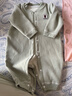 莫代爾德絨嬰兒連體衣服秋冬款寶寶內搭打底加絨保暖內衣嬰幼兒冬裝睡衣 淡灰綠【蠶絲羊絨 加絨連體衣】 73碼建議年齡6-9個(gè)月 曬單實(shí)拍圖