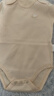 童泰（TONGTAI）嬰兒包屁衣春秋季純棉寶寶連體衣新生兒衣服三角哈衣爬服卡其59cm 曬單實(shí)拍圖