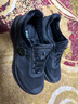 百麗厚底健步鞋男25秋旋鈕扣防潑濺耐磨休閑運動(dòng)鞋 煙晶黑（絨里） 42 曬單實(shí)拍圖