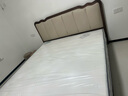 林氏家居中古奶油風(fēng)實(shí)木床復古真皮軟包床1米8雙人床家具序楸系列XM1A 【楸木】軟包實(shí)木床+舒適乳膠墊18cm 1.8米x2米 實(shí)木條形排骨架 曬單實(shí)拍圖