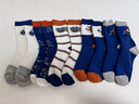 貓人男童襪子兒童毛圈襪加絨加厚款秋冬抗菌保暖中筒棉襪男寶寶地板襪 藍白小汽車(chē) 【加絨加厚 保暖毛圈】 5雙 6-8歲 (L) 【建議鞋碼26-31】 曬單實(shí)拍圖