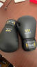 九日山拳擊手套 成人散打武術(shù)搏擊專(zhuān)業(yè)拳套打沙包手套訓練器材 黑色12oz 曬單實(shí)拍圖