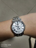 天梭（TISSOT）【官方授權店】卡森臻我系列月相石英男女表情侶表瑞士手表 送禮 月相鋼帶女表T122.223.11.033.00 曬單實(shí)拍圖