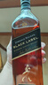 尊尼獲加（JOHNNIE WALKER）黑方黑牌 12年 蘇格蘭調和型威士忌 1000ml 40度 禮盒【有珠版】 曬單實(shí)拍圖
