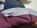 恒源祥秋冬含羊絨圍脖男女套頭護頸椎色保暖脖套防寒圍巾百搭假領(lǐng)子 蘭酒紅【送手提袋】 均碼（22cm*42cm） 曬單實(shí)拍圖