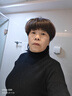 恒源祥100羊毛衫女秋冬加厚打底衫毛衣百搭羊毛修身內搭半高領(lǐng)針織衫 黑色   XL 120-130斤 曬單實(shí)拍圖