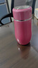 希諾（heenoor）保溫杯女士便攜304不銹鋼創(chuàng  )意水杯迷你高顏值可愛(ài)杯子時(shí)尚茶杯 淺粉紅300ml 曬單實(shí)拍圖