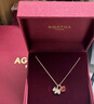 AGATHA/璦嘉莎 愛(ài)心小狗銀項鏈女士款 新年生日禮物送女友老婆高級感 遇見(jiàn)幸運 曬單實(shí)拍圖