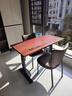 蘇木源 [京倉24H閃發(fā)] 電動(dòng)升降桌電腦電競桌臺式學(xué)習書(shū)桌實(shí)木辦公桌子 加厚3cm進(jìn)口實(shí)木【捷昌3節雙電機Max】黑胡桃色 120*60CM【享理線(xiàn)四件套】 曬單實(shí)拍圖