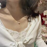卓麥 淡水小珍珠項鏈年輕款少女輕奢小眾設計感燈泡吊墜送女友禮物 淡水小珍珠項鏈 曬單實(shí)拍圖