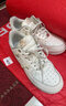 耐克NIKE板鞋女空軍一號 AIR FORCE 1運動(dòng)鞋FV3654-111帆白37.5 曬單實(shí)拍圖