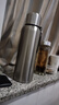 柏蝶萊大容量保溫杯316不銹鋼茶水分離保溫水杯戶(hù)外全鋼保溫杯 鋼本色（茶水分離濾網(wǎng)）＋杯套 1500ml 全鋼長(cháng)效控溫316內膽 曬單實(shí)拍圖