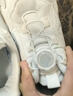 里奇.喬丹   RICKY JORDAN兒童 旋轉扣白色運動(dòng)鞋 男童小白鞋女童鞋子中大童小學(xué)生跑步鞋 2023皮面全白 2023皮面全白 四季款 27 碼/內長(cháng)約17.5CM 曬單實(shí)拍圖