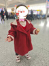 ASK JUNIOR【立體小鹿】?jì)和馓?5冬季小童新年連帽防風(fēng)女童雙面毛呢大衣 曬單實(shí)拍圖