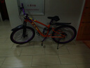 鳳凰（Phoenix）雙減震速降軟尾山地自行車(chē)成人男士女士學(xué)生變速碟剎全軸承土坡車(chē) 金橙紫-AM碳鋼車(chē)架-雙減震-全軸承-防刺加粗輪胎 26寸-適合身高165-185cm左右 9速-藍圖品牌變速-官方正品-全鋁閘把-培林花鼓 曬單實(shí)拍圖