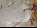 婧麒（JOYNCLEON）嬰兒連體衣保暖夾棉嬰幼兒寶寶衣服秋冬爬服哈衣套裝 Jlt200702 曬單實(shí)拍圖