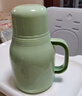 三尺巷養生小暖壺熱水瓶暖水瓶暖水壺保溫瓶老式老年保溫壺迷你開(kāi)水壺 春綠色 裝水1.8斤1L 曬單實(shí)拍圖