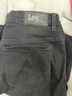 Lee【張凌赫代言】25早秋新品428懶懶褲舒適高腰直腳黑灰女牛仔褲 黑灰色 27 曬單實(shí)拍圖