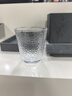 羅派鋼化透明家用水杯加厚茶杯啤酒杯ins高顏值果汁飲料杯錘紋杯240ml 曬單實(shí)拍圖