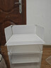 蔻絲（ColesHome）鞋柜家用門(mén)口進(jìn)門(mén)一體靠墻極窄小鞋架子簡(jiǎn)易多層宿舍租房門(mén)外走廊 【精選 餸雨傘掛鉤】1列4層-白色 曬單實(shí)拍圖