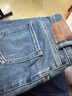 UR2025冬季新款女裝休閑丹寧水洗闊腿牛仔長(cháng)褲UYY850268 藍色 26 曬單實(shí)拍圖